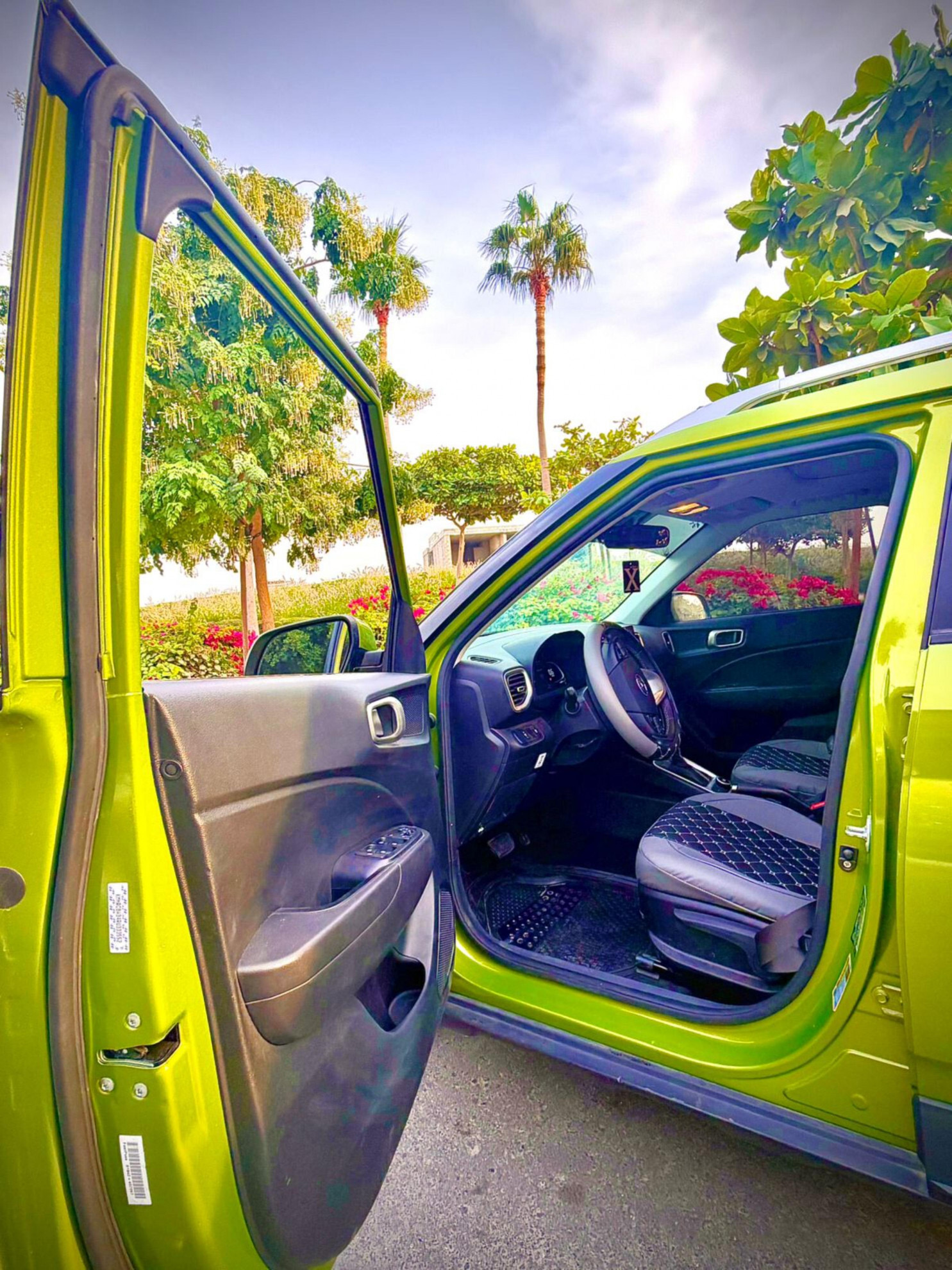 Green Hyundai Venue Denim 2027